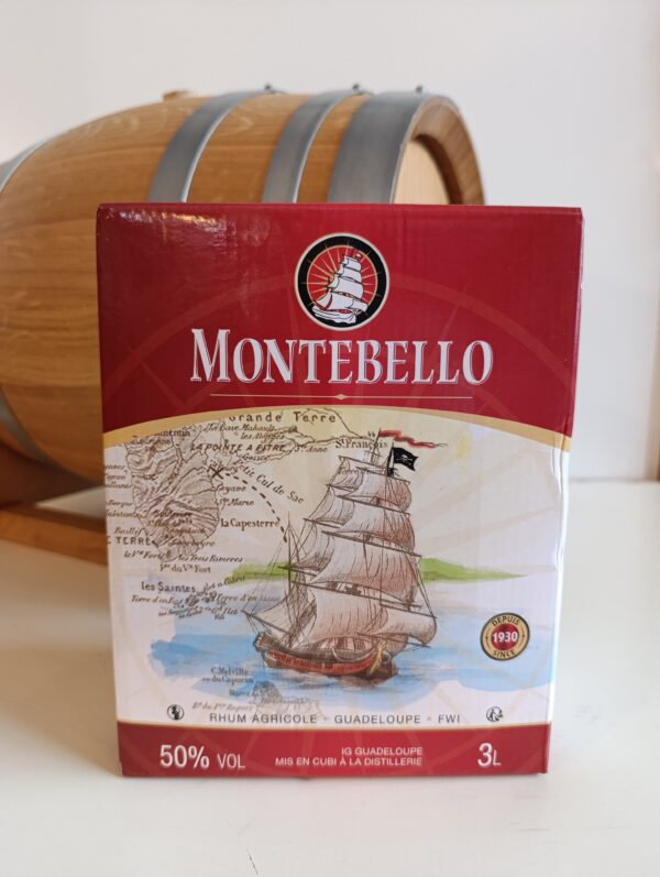 CUBI RHUM BLANC AGRICOLE MONTEBELLO 3 L 50°