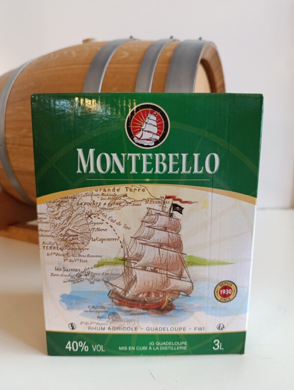CUBI RHUM BLANC AGRICOLE MONTEBELLO 3 L 40°