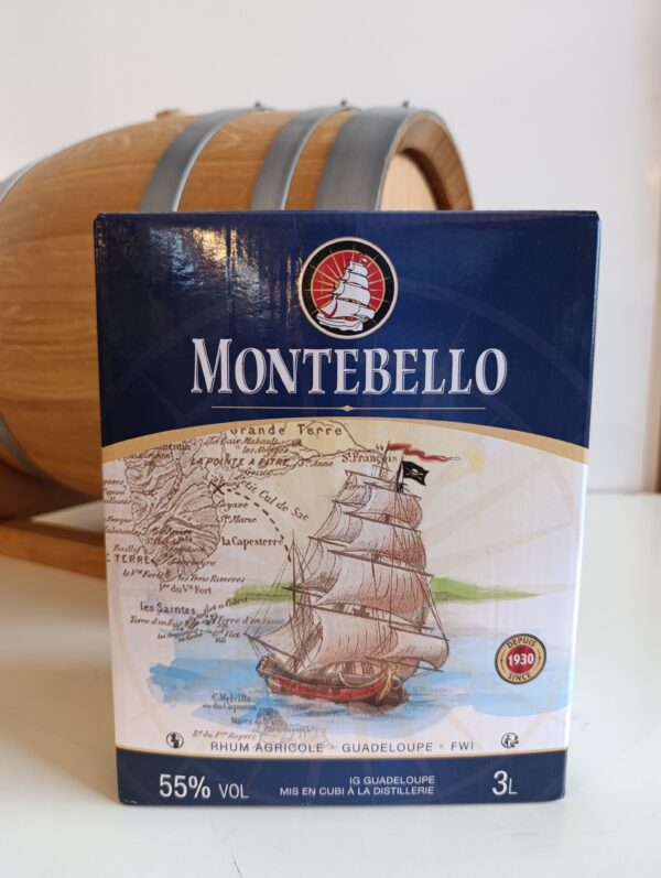 CUBI RHUM BLANC AGRICOLE MONTEBELLO 3 L 55°