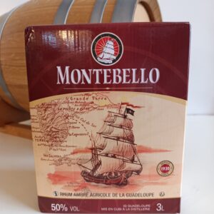 CUBI RHUM AGRICOLE AMBRE MONTEBELLO 3 L 50°