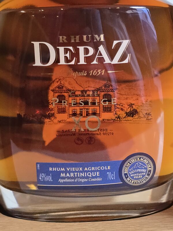 RHUM VIEUX DEPAZ 70 CL 45° CUVEE XO PRESTIGE – Image 3