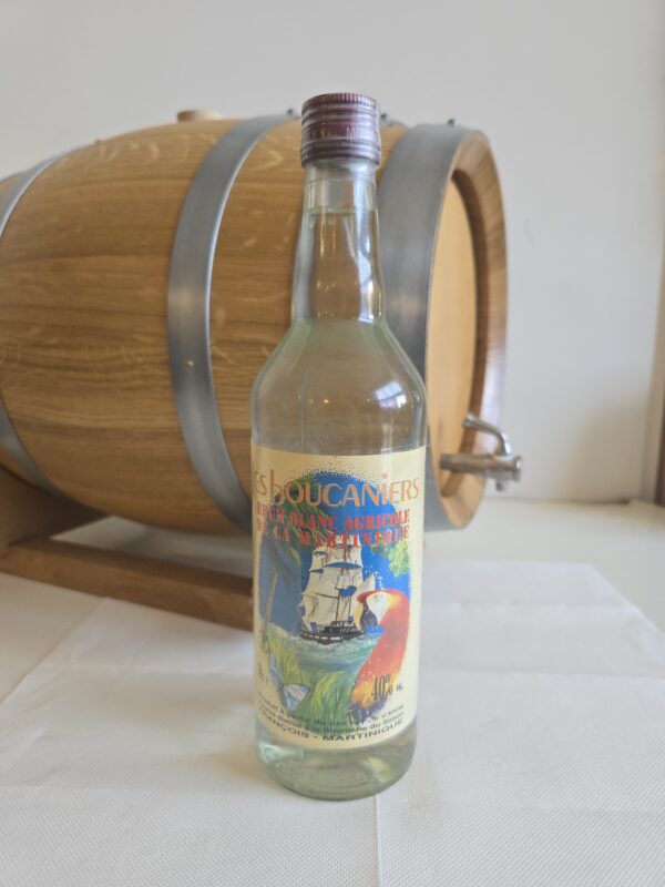RHUM BLANC LES BOUCANNIERS 70 CL 40° CIRCA 1985