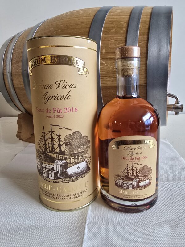 RHUM VIEUX BIELLE 70 CL 53.6° MILLESIME 2016 BATCH 2 BRUT DE FUT