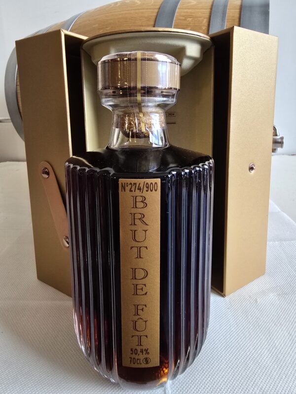 RHUM VIEUX REIMONENQ 70 CL 50.4° MILLESIME 2007 - 17 ANS - BRUT DE FUT – Image 2