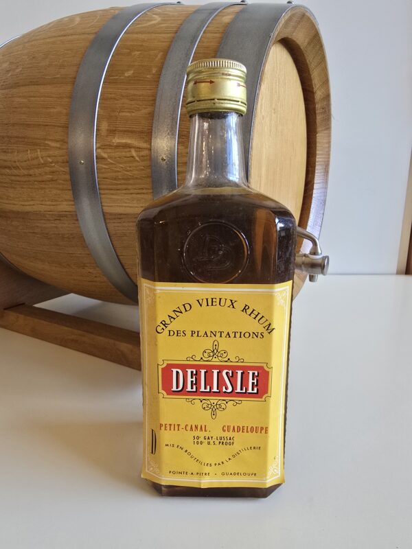 RHUM VIEUX DELISLE 70 CL 50° CIRCA 1960