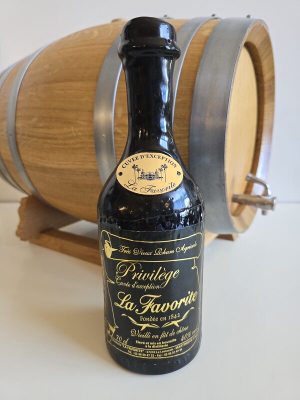 RHUM VIEUX LA FAVORITE 70 CL 40° PRIVILEGE CUVEE EXCEPTION