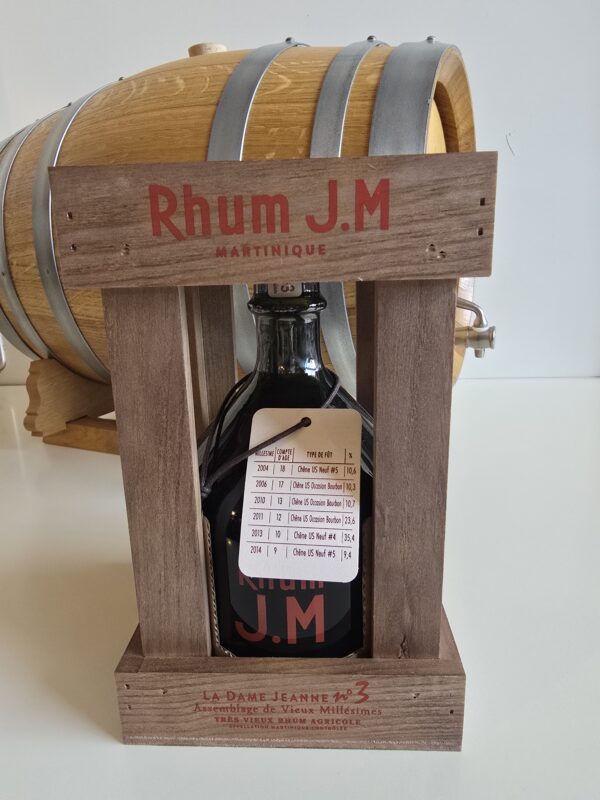 RHUM VIEUX JM 70 CL 45.7° DAME JEANNE N° 3