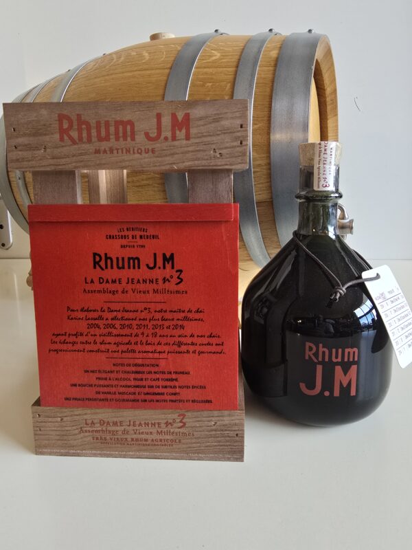 RHUM VIEUX JM 70 CL 45.7° DAME JEANNE N° 3 – Image 2