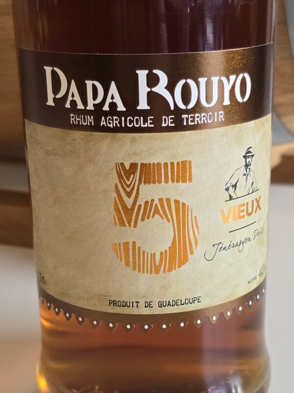 RHUM VIEUX PAPA ROUYO 70 CL 45°  5 ANS CUVEE JENERASYON DOILO – Image 2