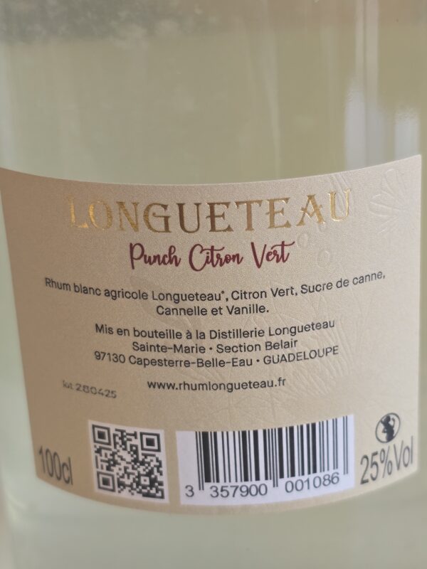 PUNCH CITRON VERT LONGUETEAU 100 CL 25° – Image 2