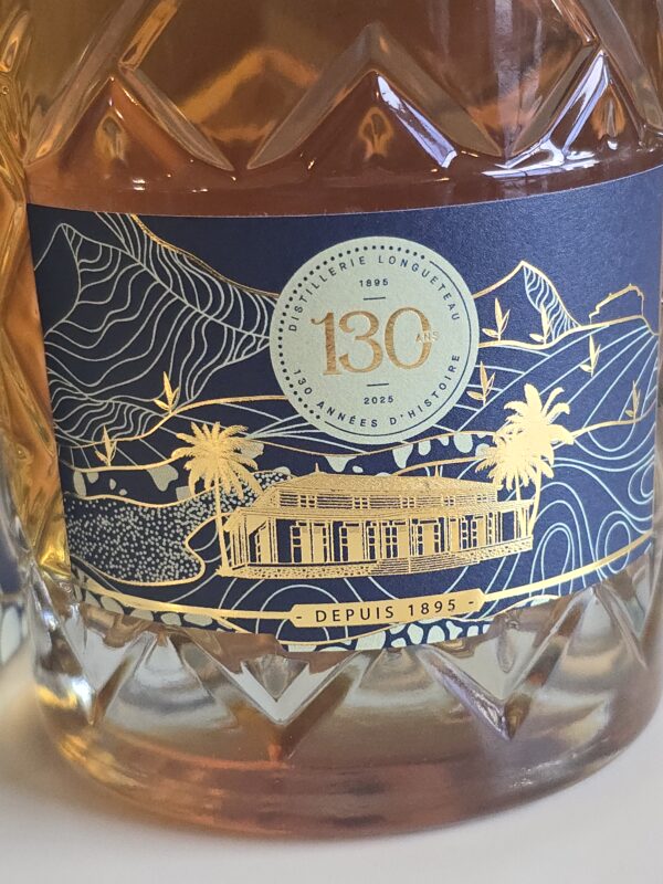 RHUM VIEUX LONGUETEAU 70 CL 57.4° CUVEE ANNIVERSAIRE 130 ANS – Image 2