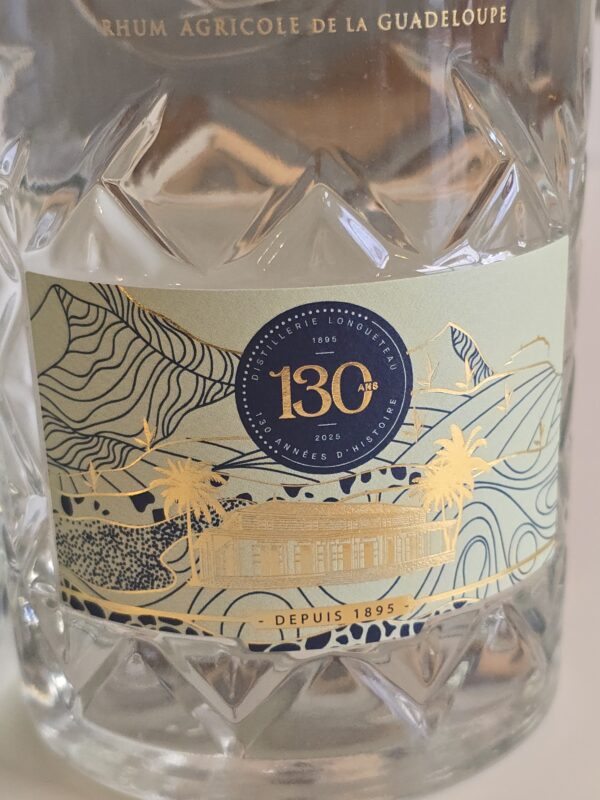 RHUM BLANC LONGUETEAU 70 CL 58.9° CUVEE ANNIVERSAIRE 130 ANS – Image 3