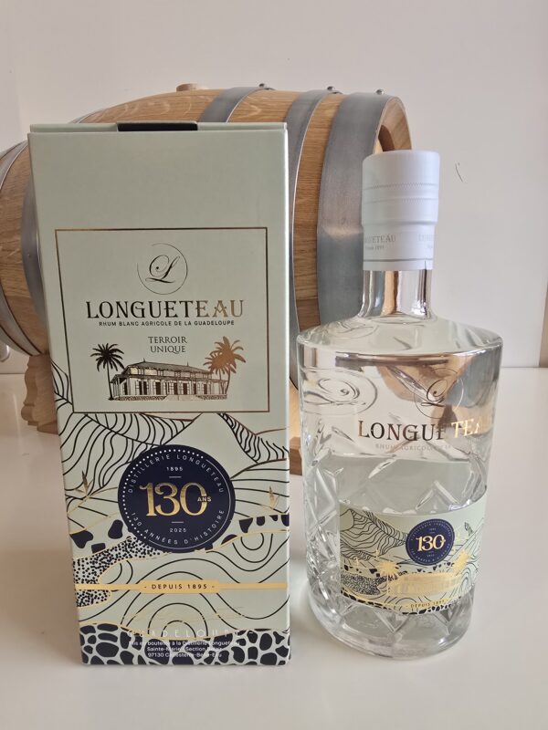 RHUM BLANC LONGUETEAU 70 CL 58.9° CUVEE ANNIVERSAIRE 130 ANS