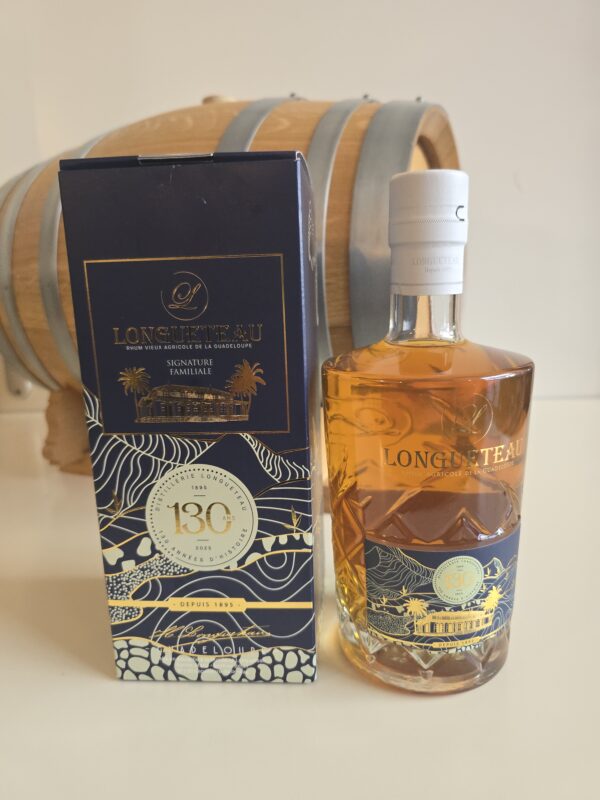RHUM VIEUX LONGUETEAU 70 CL 57.4° CUVEE ANNIVERSAIRE 130 ANS