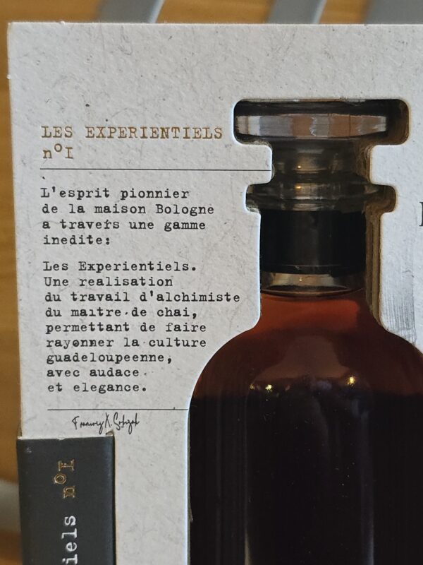 RHUM VIEUX BOLOGNE 50 CL 50.3° " LES EXPERIENTIELS N°1 CUVEE ADN – Image 3
