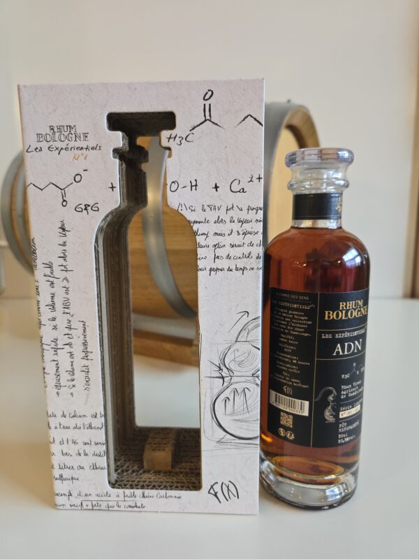 RHUM VIEUX BOLOGNE 50 CL 50.3° " LES EXPERIENTIELS N°1 CUVEE ADN