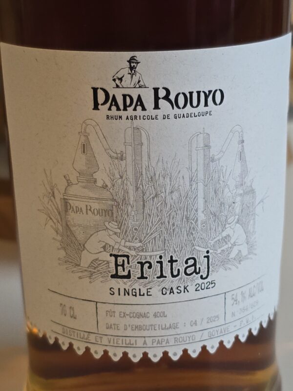 RHUM ESB PAPA ROUYO 70 CL 54.1° CUVEE ERITAJ  BATCH 3 – Image 2