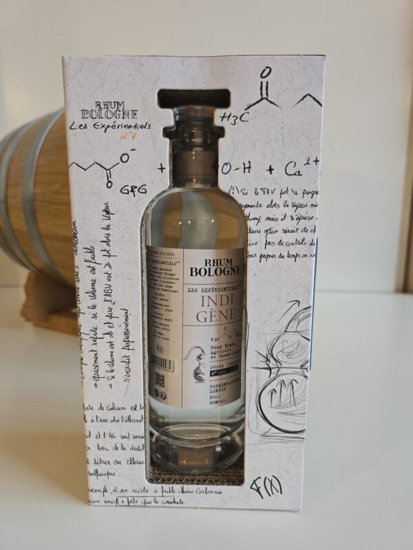 RHUM BLANC AGRICOLE BOLOGNE 50 CL 56° " LES EXPERIENTIELS " N°1 CUVEE INDIGENE – Image 3