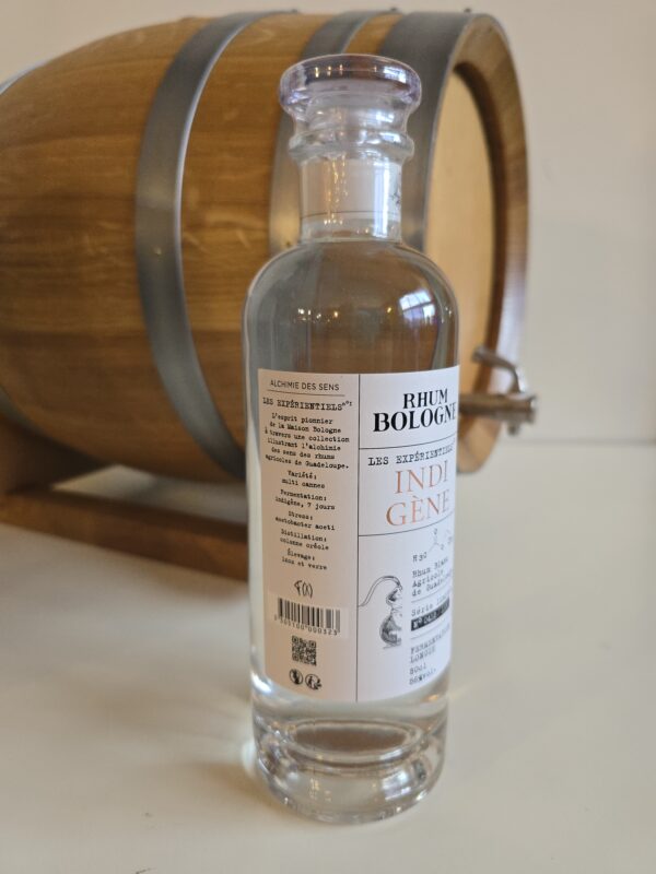 RHUM BLANC AGRICOLE BOLOGNE 50 CL 56° " LES EXPERIENTIELS " N°1 CUVEE INDIGENE – Image 4