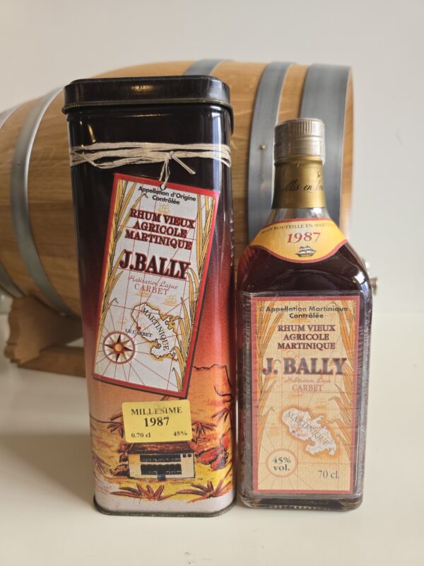 RHUM VIEUX BALLY 70 CL 45° MILLESIME 1987