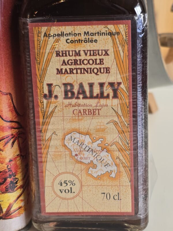 RHUM VIEUX BALLY 70 CL 45° MILLESIME 1987 – Image 2