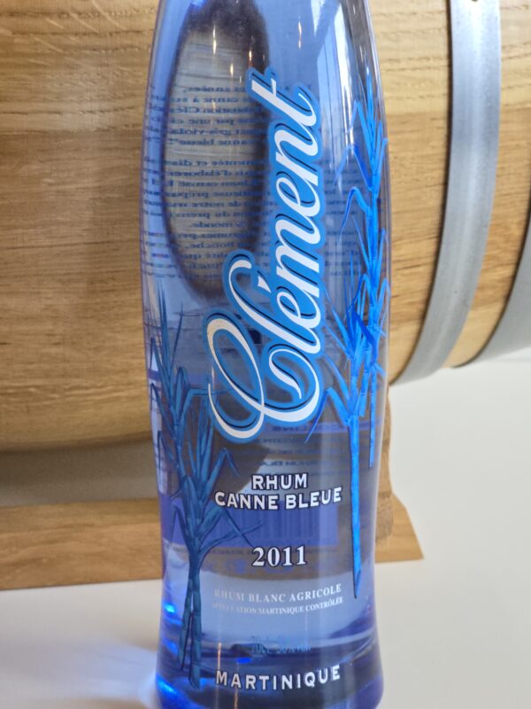 RHUM BLANC CLEMENT 70 CL 50° CANNE BLEUE 2011 – Image 2