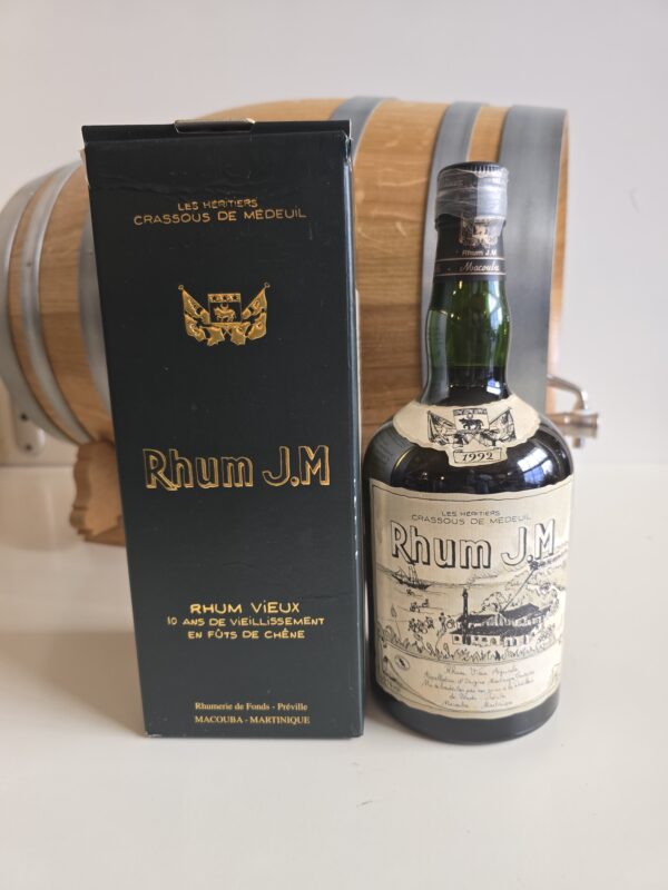 RHUM VIEUX JM 70 CL 49.1° MILLESIME 1992 10 ANS