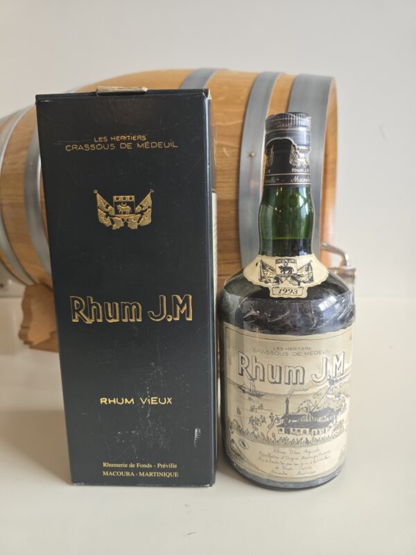 RHUM VIEUX JM 70 CL 49.6° MILLESIME 1993 10 ANS