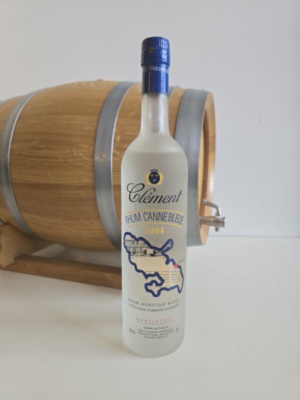 RHUM BLANC CLEMENT 70 CL 50° CANNE BLEUE 2004
