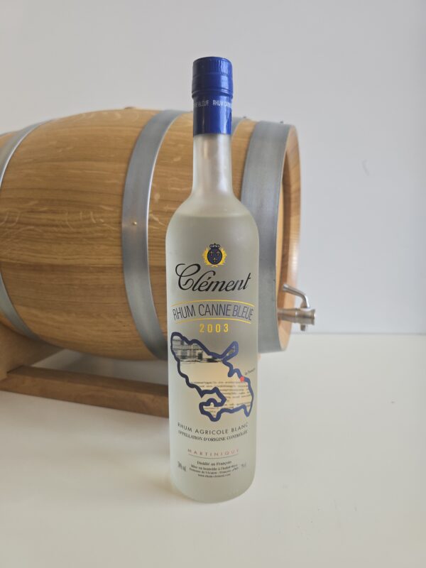 RHUM BLANC CLEMENT 70 CL 50° CANNE BLEUE 2003