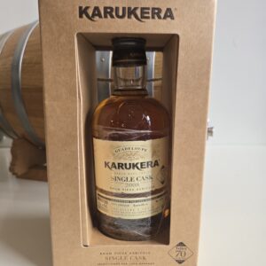 RHUM VIEUX KARUKERA 70 CL 58.4° MILLESIME 2008 FUT 66 ANNIVERSAIRE 70 ANS VELIER