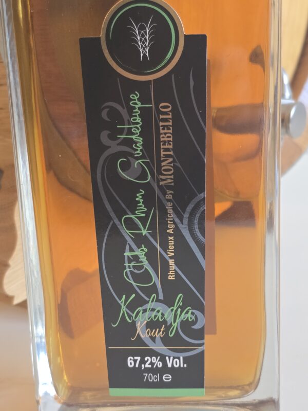 RHUM VIEUX MONTEBELLO 70 CL 67.2° CUVEE KALADJA KOUT  2020 – Image 2