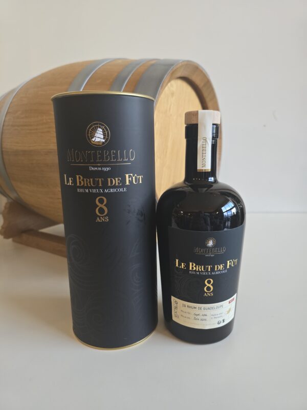 RHUM VIEUX MONTEBELLO 70 CL 47.7° MILLESIME 2016 BRUT DE FUT 8 ANS BATCH 2