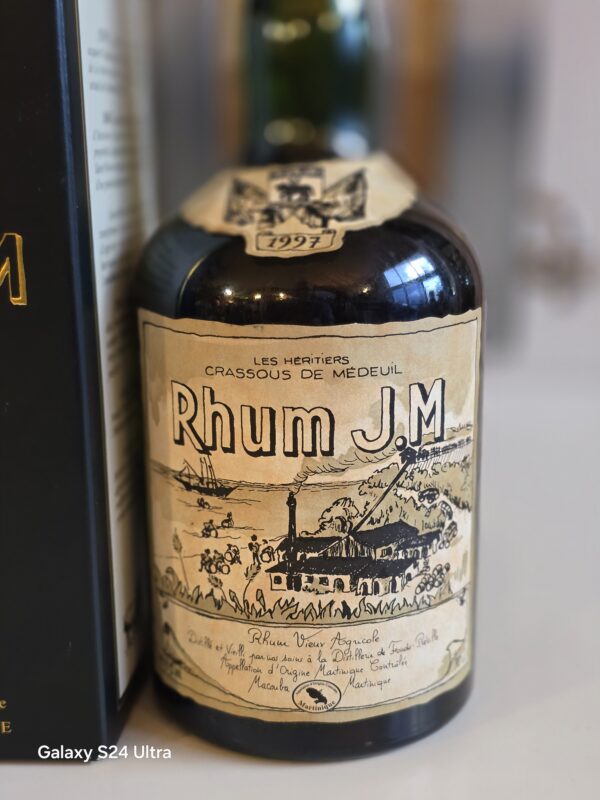 RHUM VIEUX JM 70 CL 48.8° MILLESIME 1997 10 ANS – Image 2