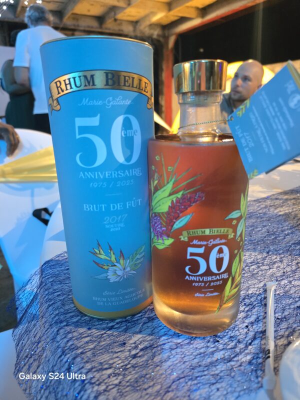 RHUM VIEUX BIELLE 70 CL 53.5° CUVEE 50 EME ANNIVERSAIRE MILLESIME 2017