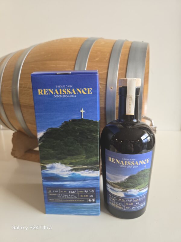 RHUM VIEUX MONTEBELLO 70 CL 55.6° CUVEE RENAISSANCE BRUT DE FUT