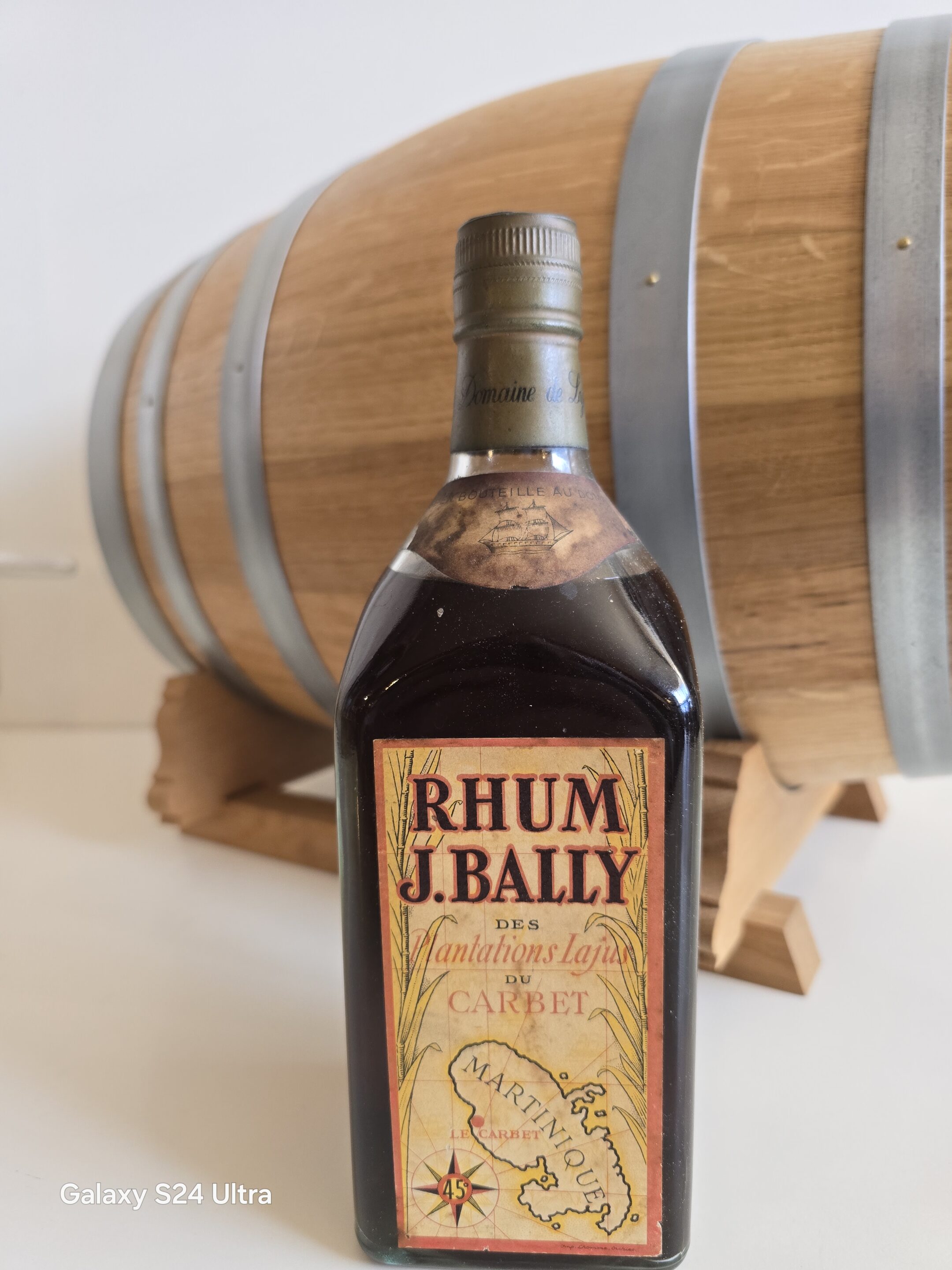 RHUM VIEUX BALLY 75 CL 45° MILLESIME 1924