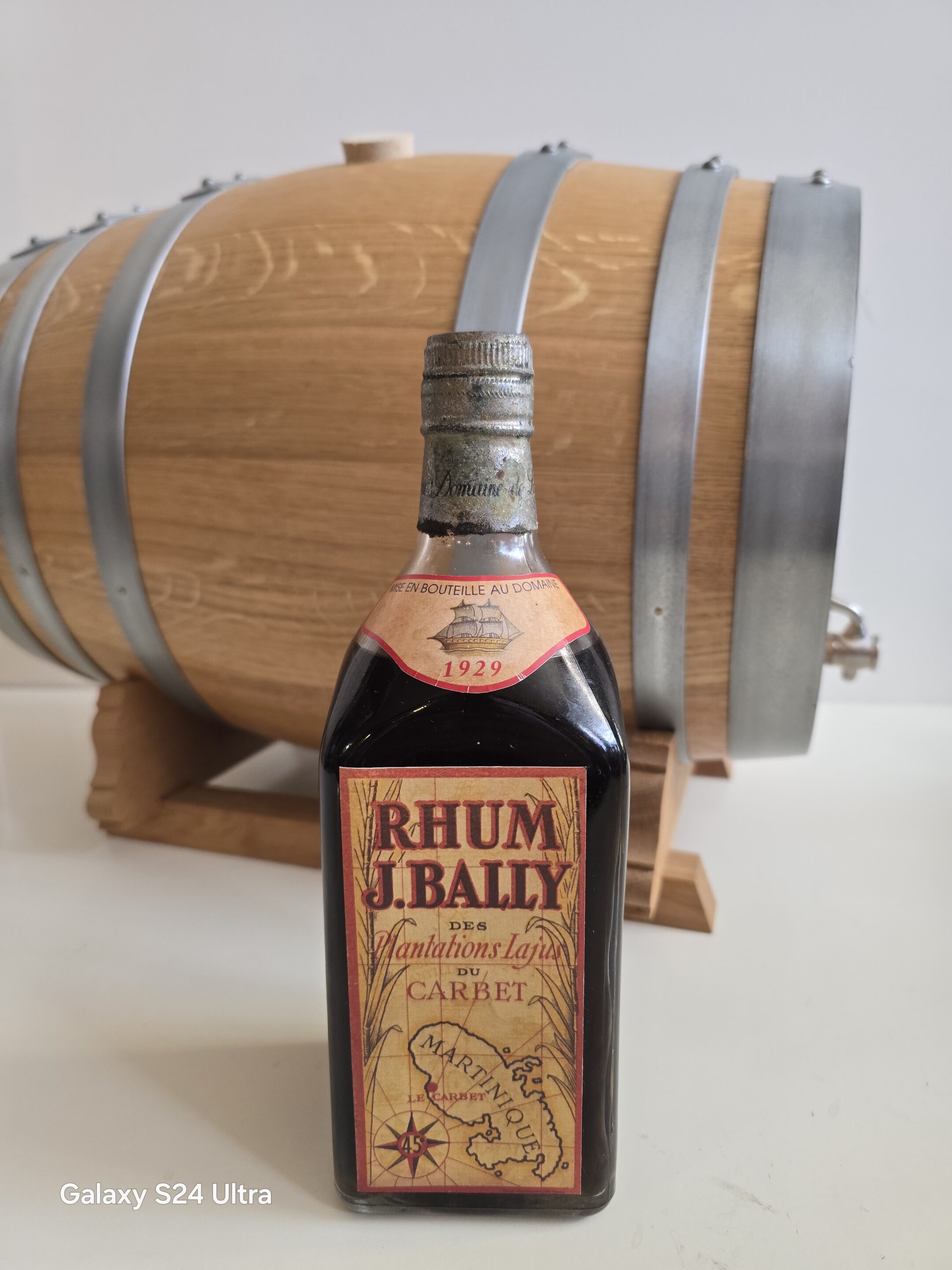 RHUM VIEUX BALLY 75 CL 45° MILLESIME 1929