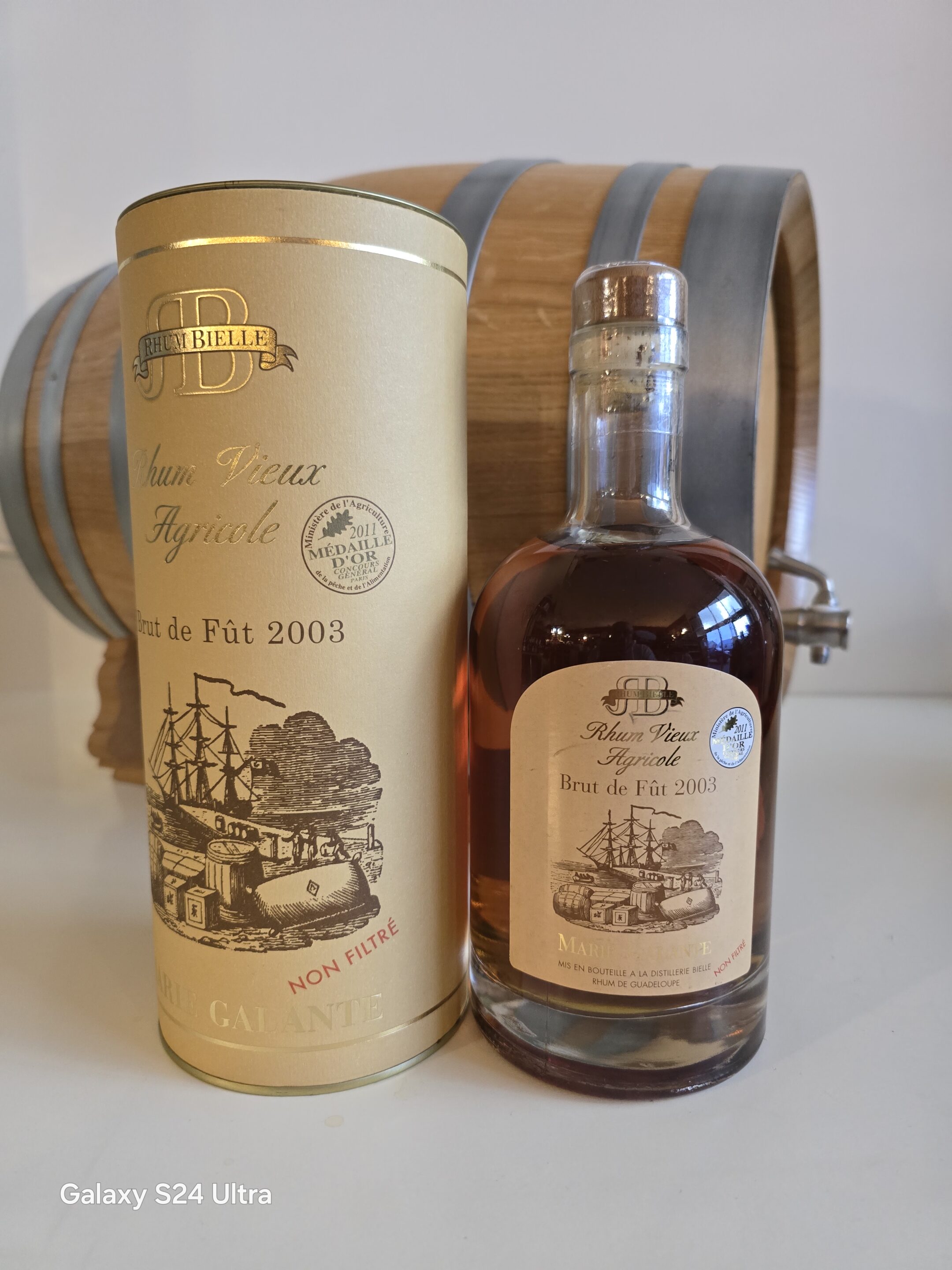 RHUM VIEUX BIELLE 70 CL 52.9° MILLESIME 2003
