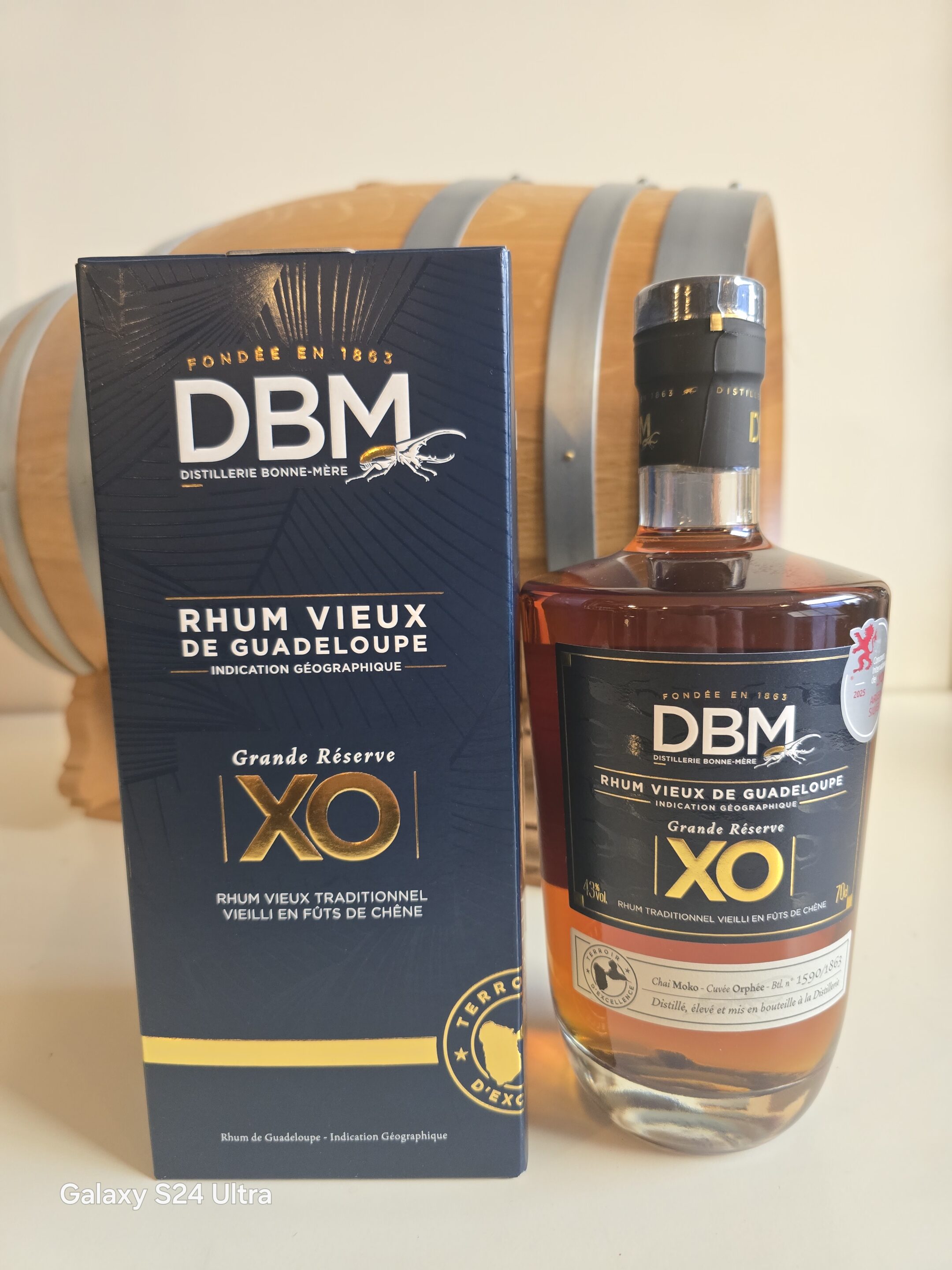 RHUM VIEUX DBM 70 CL 43° XO
