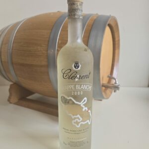 RHUM BLANC CLEMENT 70 CL 50° GRAPPE BLANCHE MILLESIME 2000