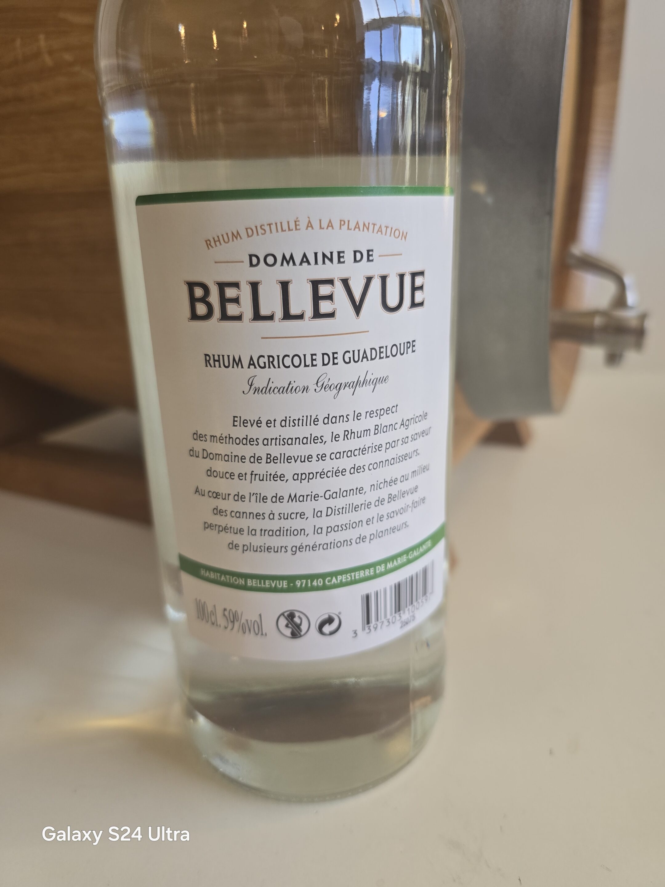 RHUM BLANC BELLEVUE 1L 59° – Image 2