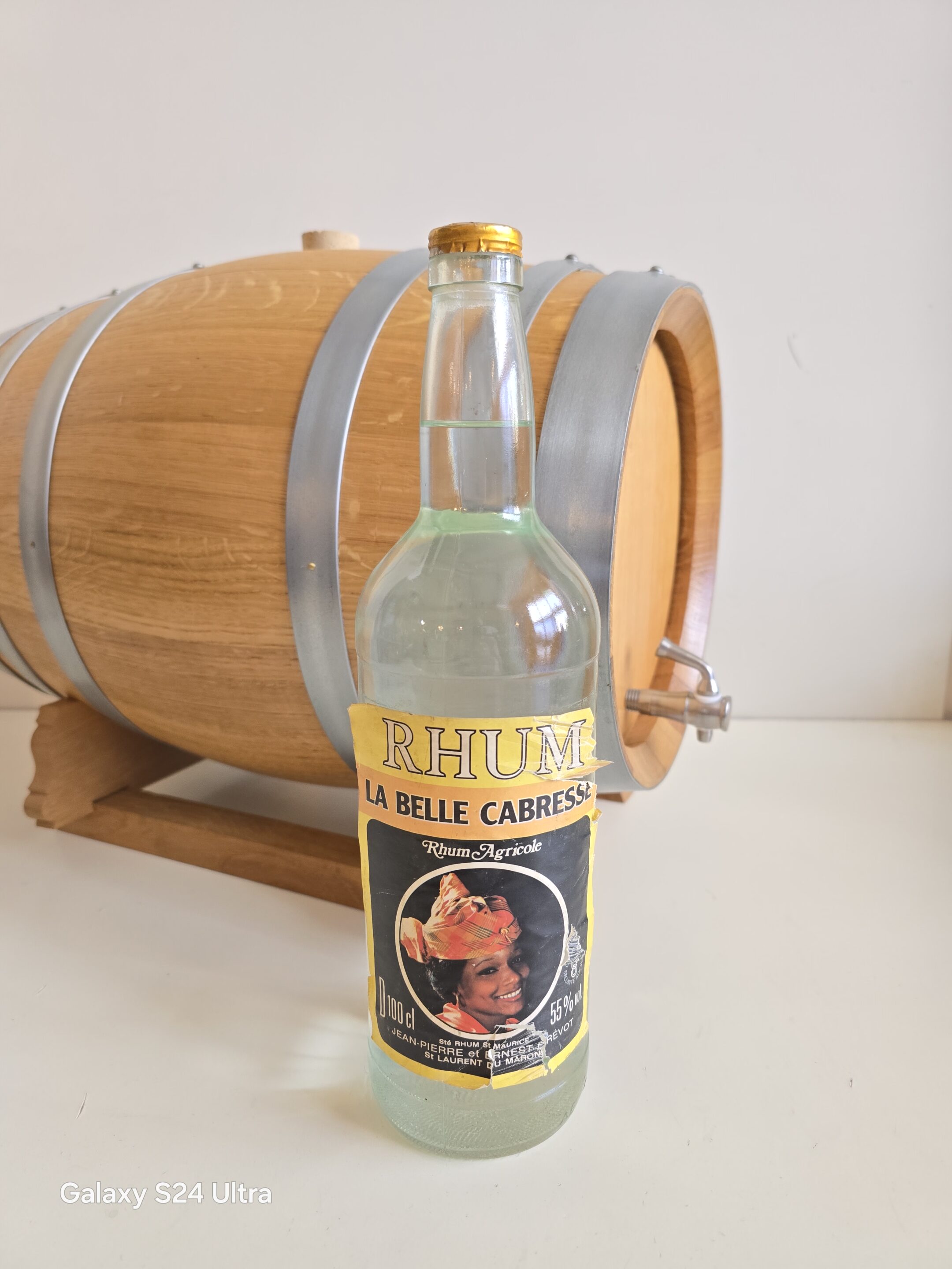 RHUM BLANC LA BELLE CABRESSE 1 L 55° GUYANE