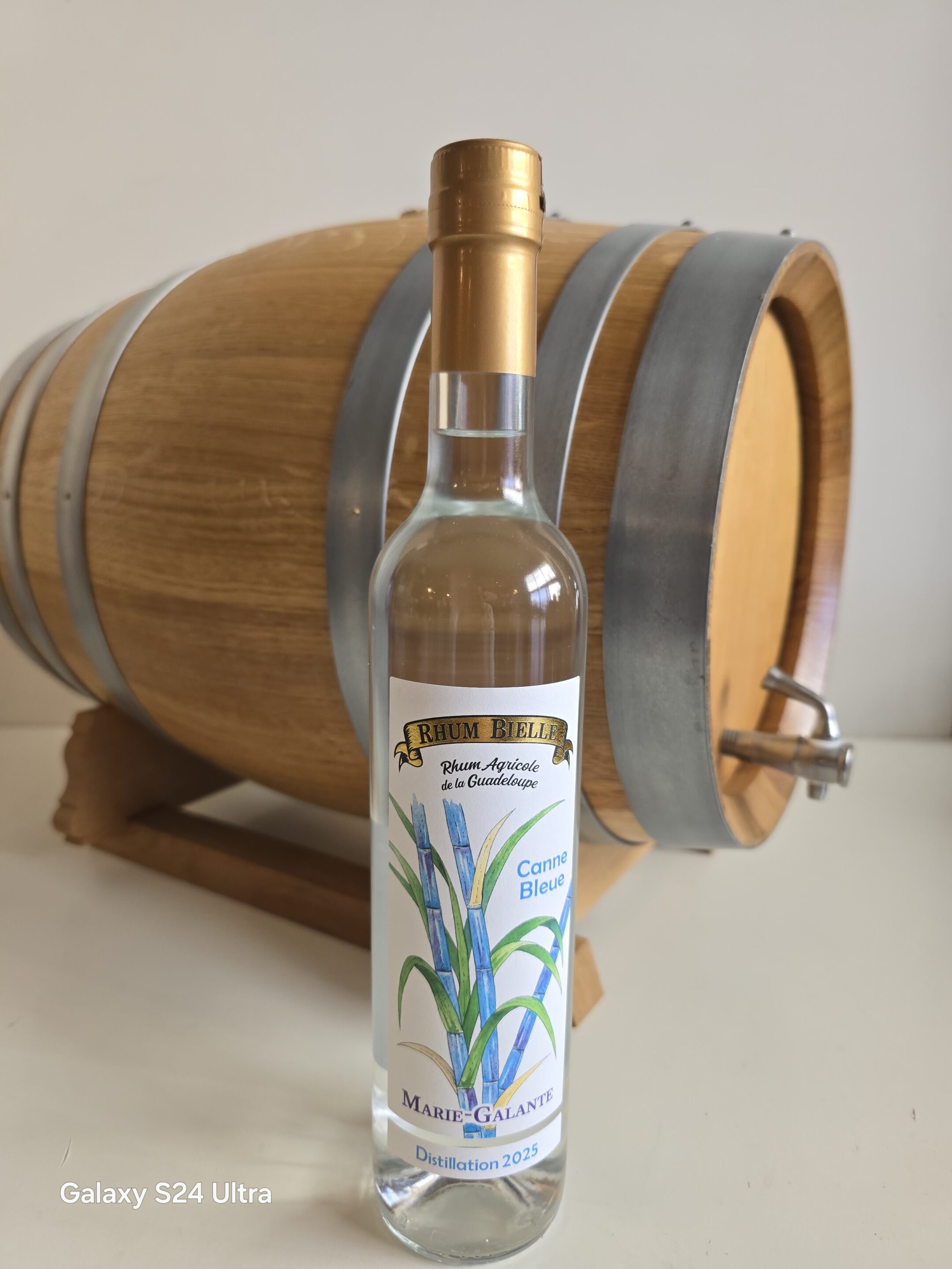 RHUM BLANC BIELLE CANNE BLEUE 50 CL 59° 2025