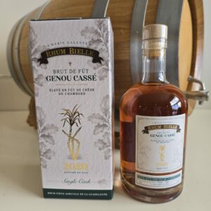 RHUM VIEUX BIELLE GENOU CASSE 50 CL 58.2° BRUT DE FUT MILLESIME 2020