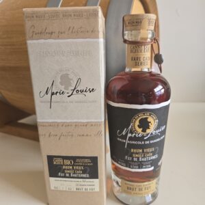 RHUM VIEUX MARIE - LOUISE 50 CL 61.2° BRUT DE FUT SINGLE CASK FUT DE SAUTERNES BIO