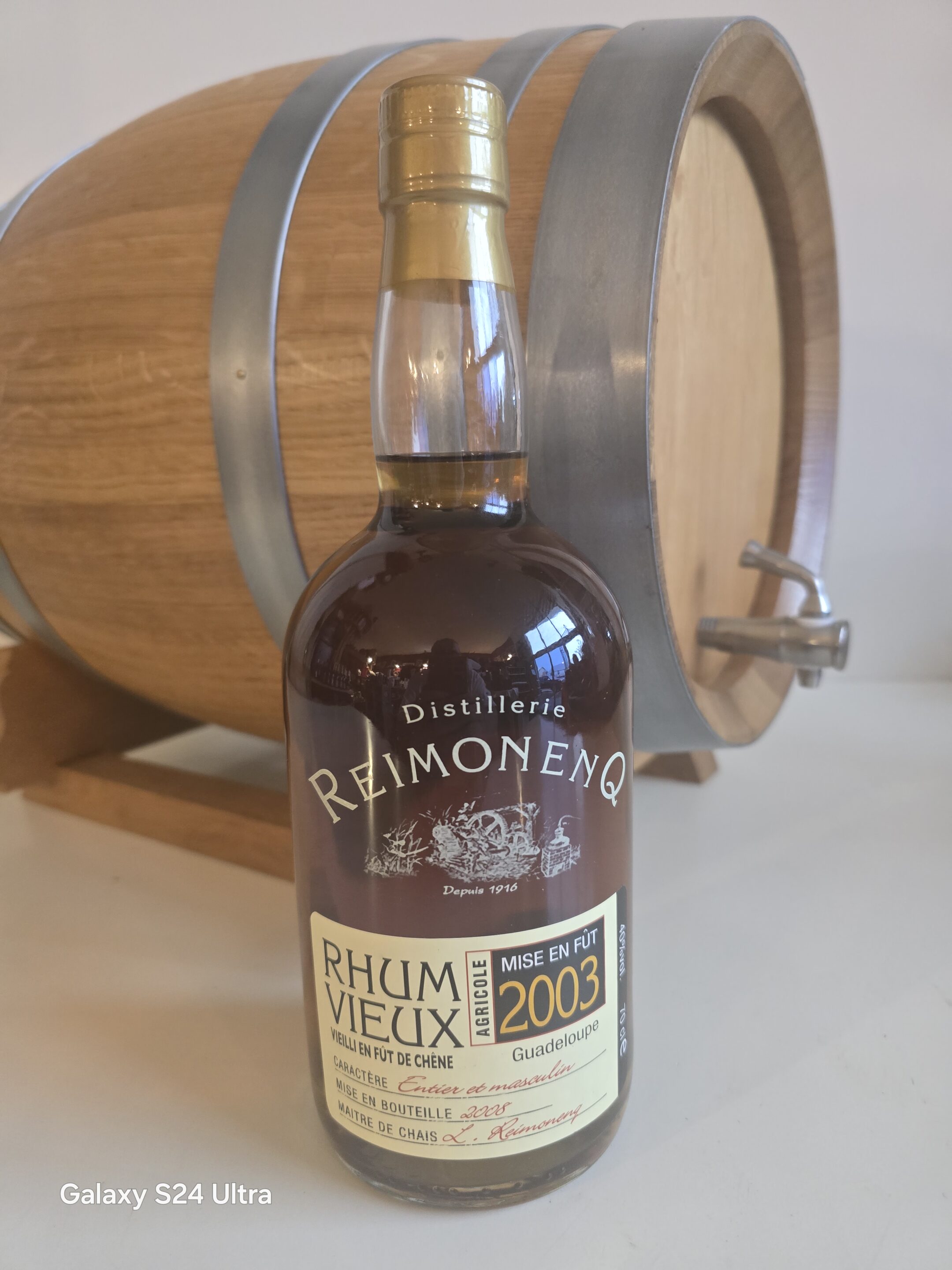 RHUM VIEUX REIMONENQ 70 CL 40° MILLESIME 2003